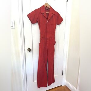 Big Bud Press Short Sleeve Jumpsuit - Paprika XS